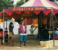 Master Juggler Adam at the Juggling School in Santa Barbara HOTF.