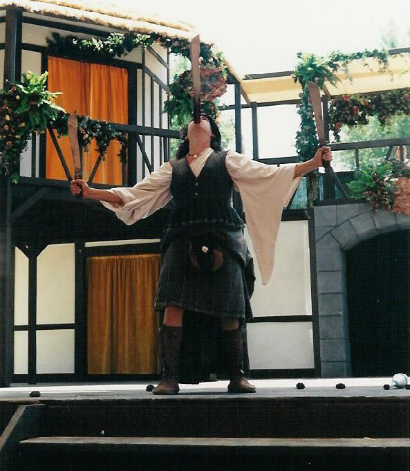 In a kilt on Main Stage at  RPFS.